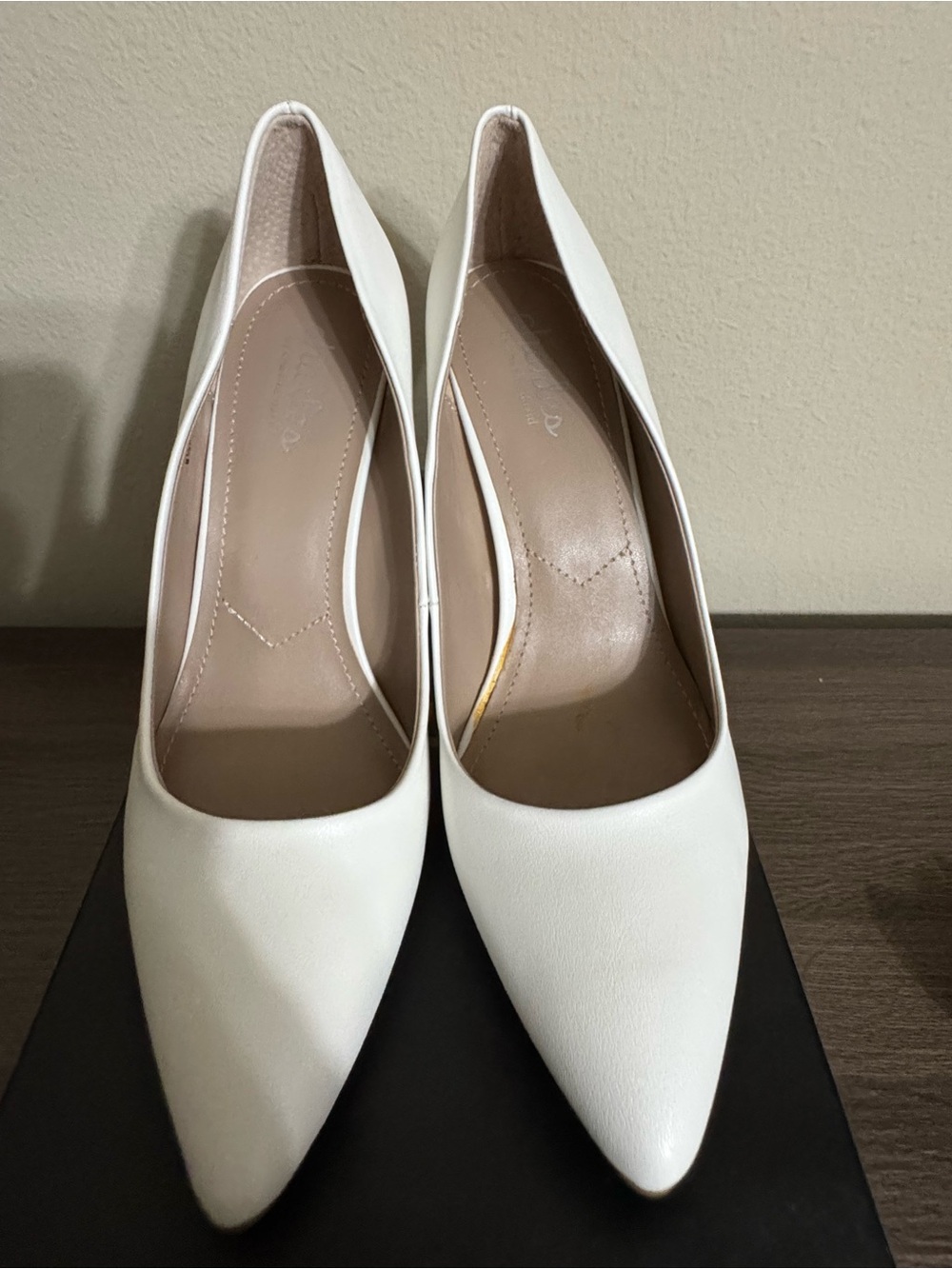Charles By Charles David White Pointed-Toe Pumps